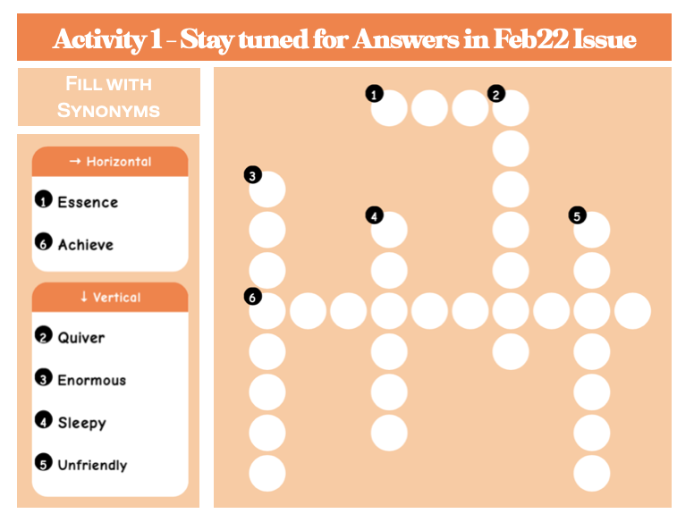 Activity 1 from Kids Magazine Airborne Jan2022