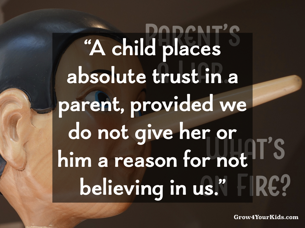 Parenting Article - When we lie to our children