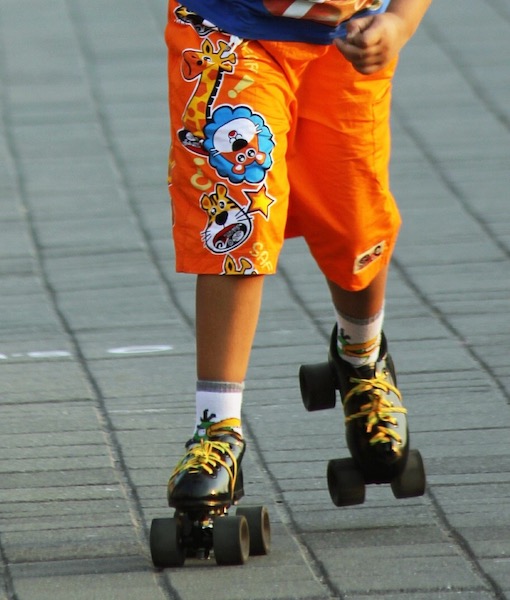 Little Boy Skating